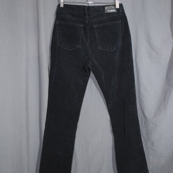 Lauren Ralph Lauren Black Corduroy Straight Leg Pants Women's Size 8 - Picture 2 of 6